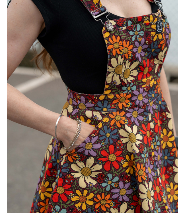 Love Bugs Flared Pinafore