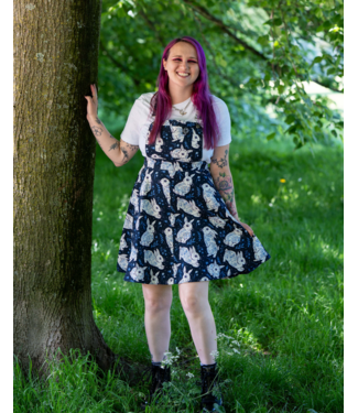 Run & Fly Abi Perry Bunnies Flared Pinafore