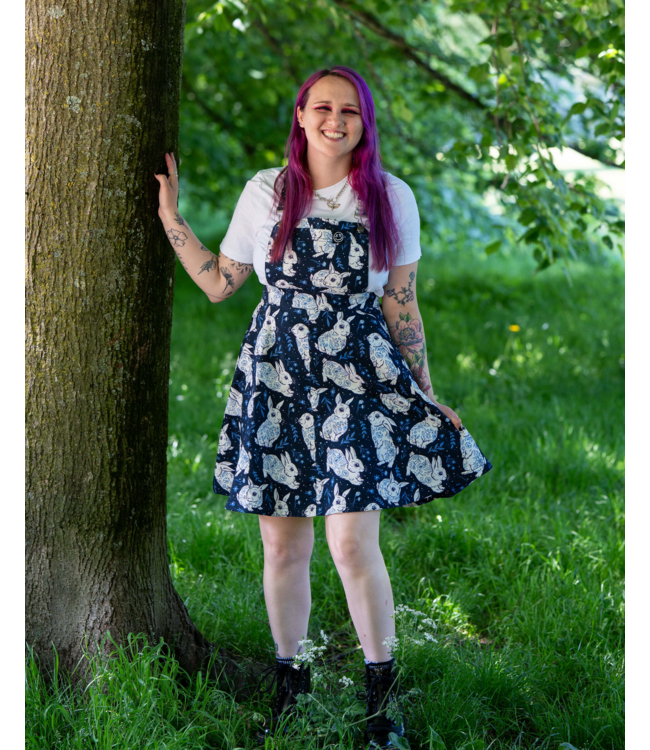 Abi Perry Bunnies Flared Pinafore