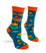 Fabdaz Everything Is Fine Dumpster Fire socks