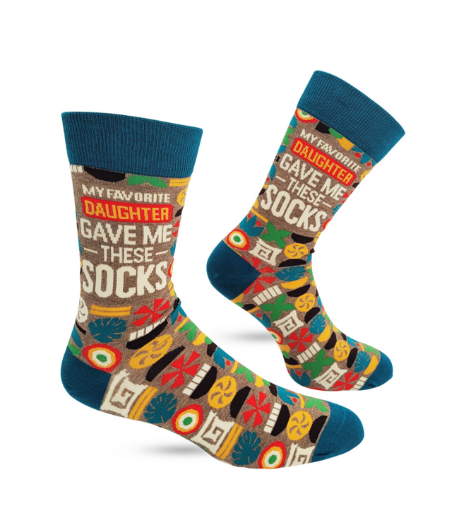 My Favorite Daughter Gave Me These Socks Men's socks