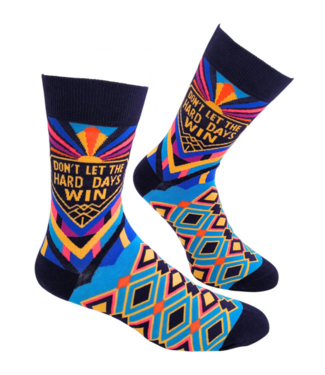 Fabdaz Don't Let the Hard Days Win Men's socks