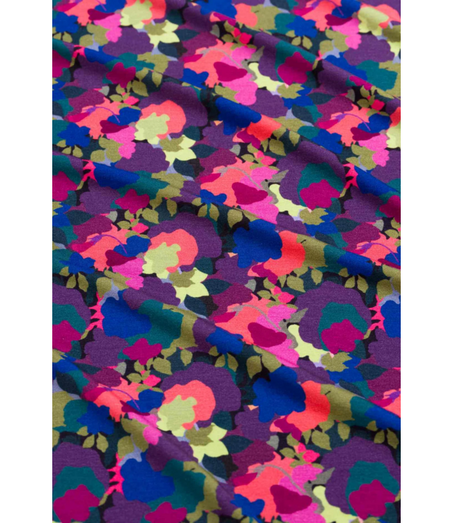 Tiny Dress LS Bloom Boom - Moonless Night