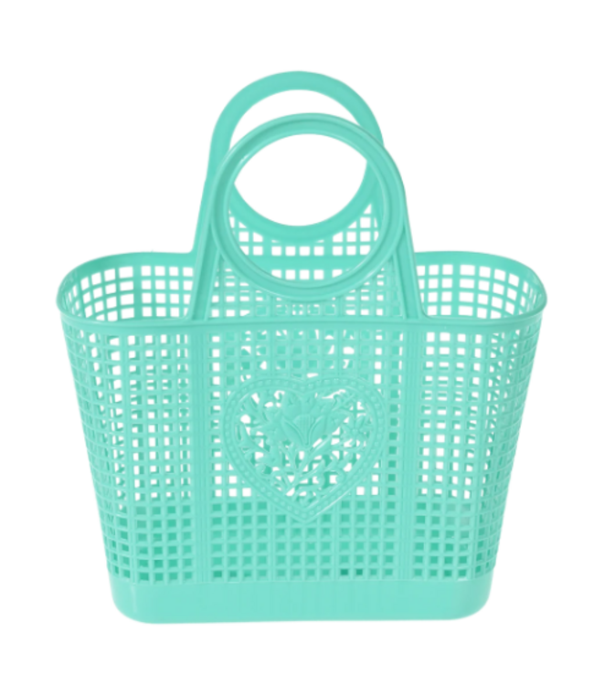Amelia jelly basket - Aqua