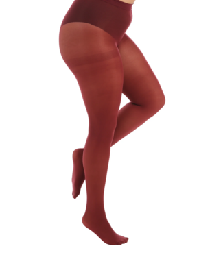 Pamela Mann 50 Denier Curvy Tights - Burgundy