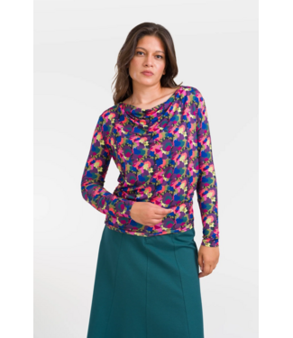 LaLaMour Ava Top Bloom Boom - Moonless Night