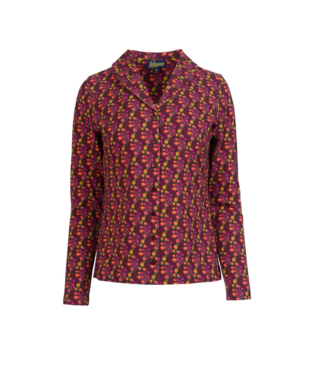 LaLaMour Iris Blouse LS Twilight Fig