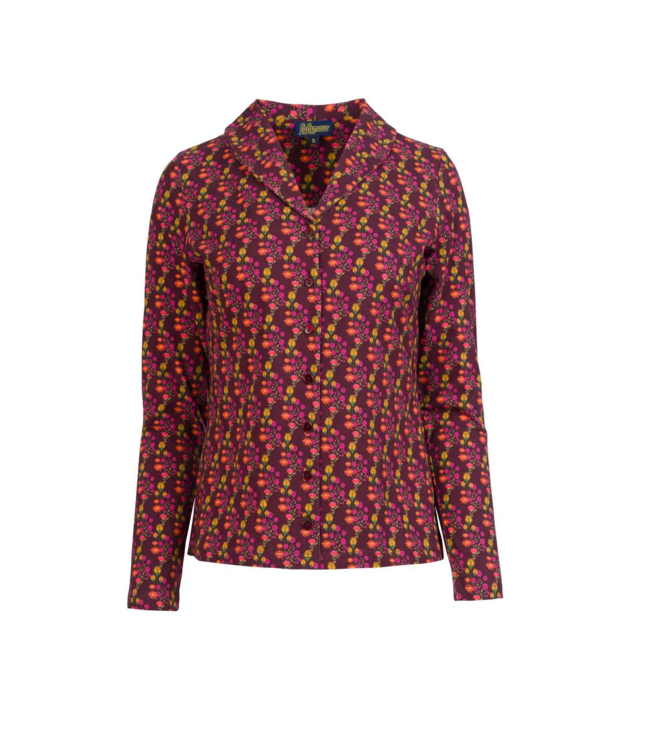 Iris Blouse LS Twilight Fig