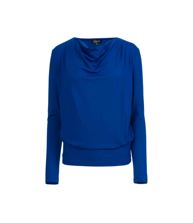Ava Top Jersey Plain - Blue