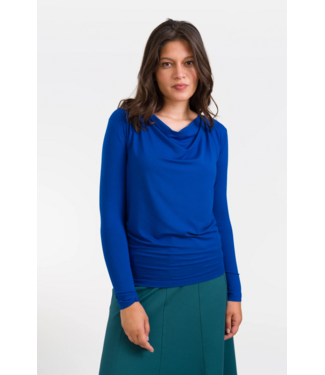 LaLaMour Ava Top Jersey Plain - Blue