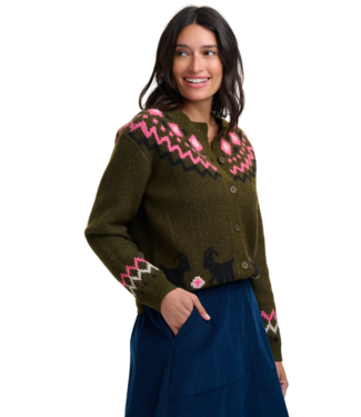 Sugarhill Brighton Olana Cardigan Goat Fairisle