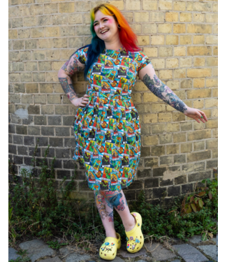 Run & Fly Tarot dino dress