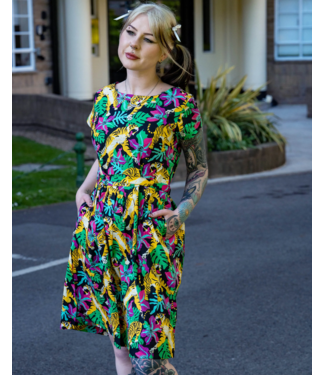 Run & Fly Tiger lily dress