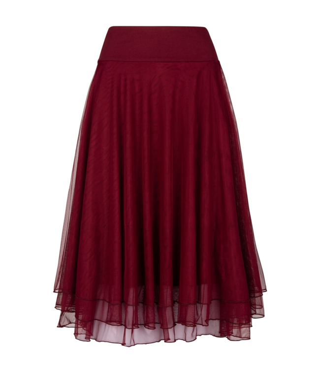 Mesh Petticoat - Plum