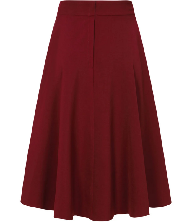 Book club swing skirt - Burgundy