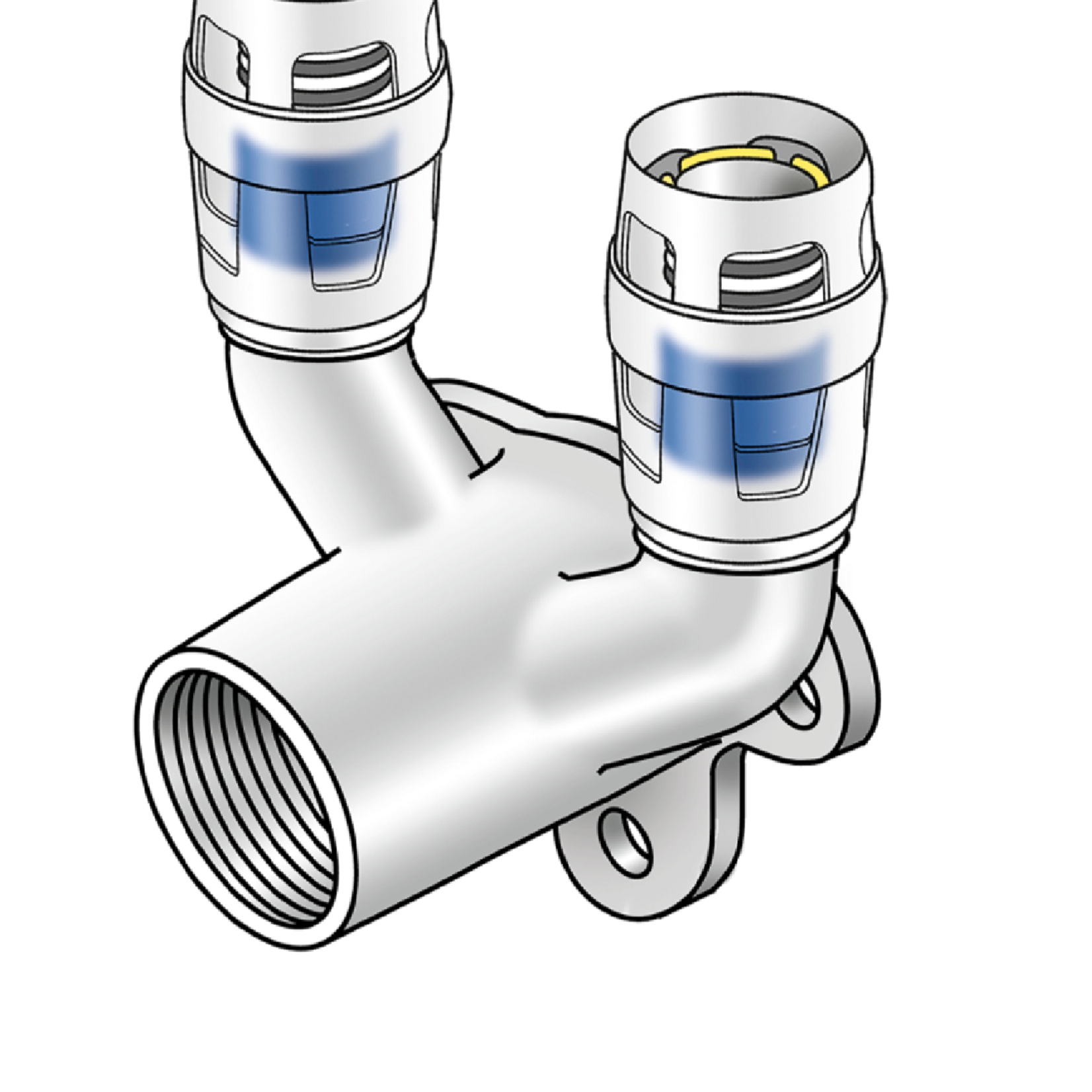 KeKelit Kelox PROtec CLIX Doppel U-Wandscheibe im IG