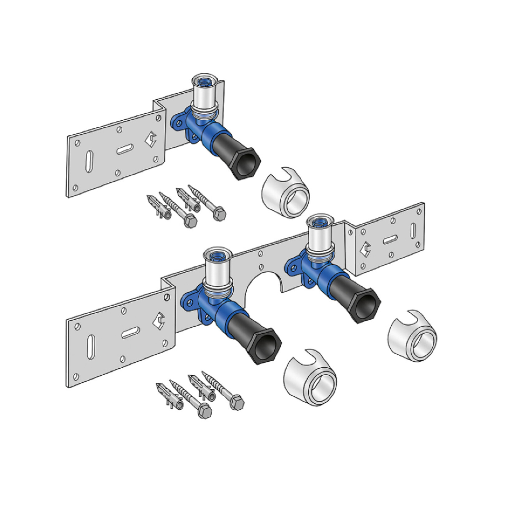 KeKelit Kelox Windox-W Anschluss Set + Siphon