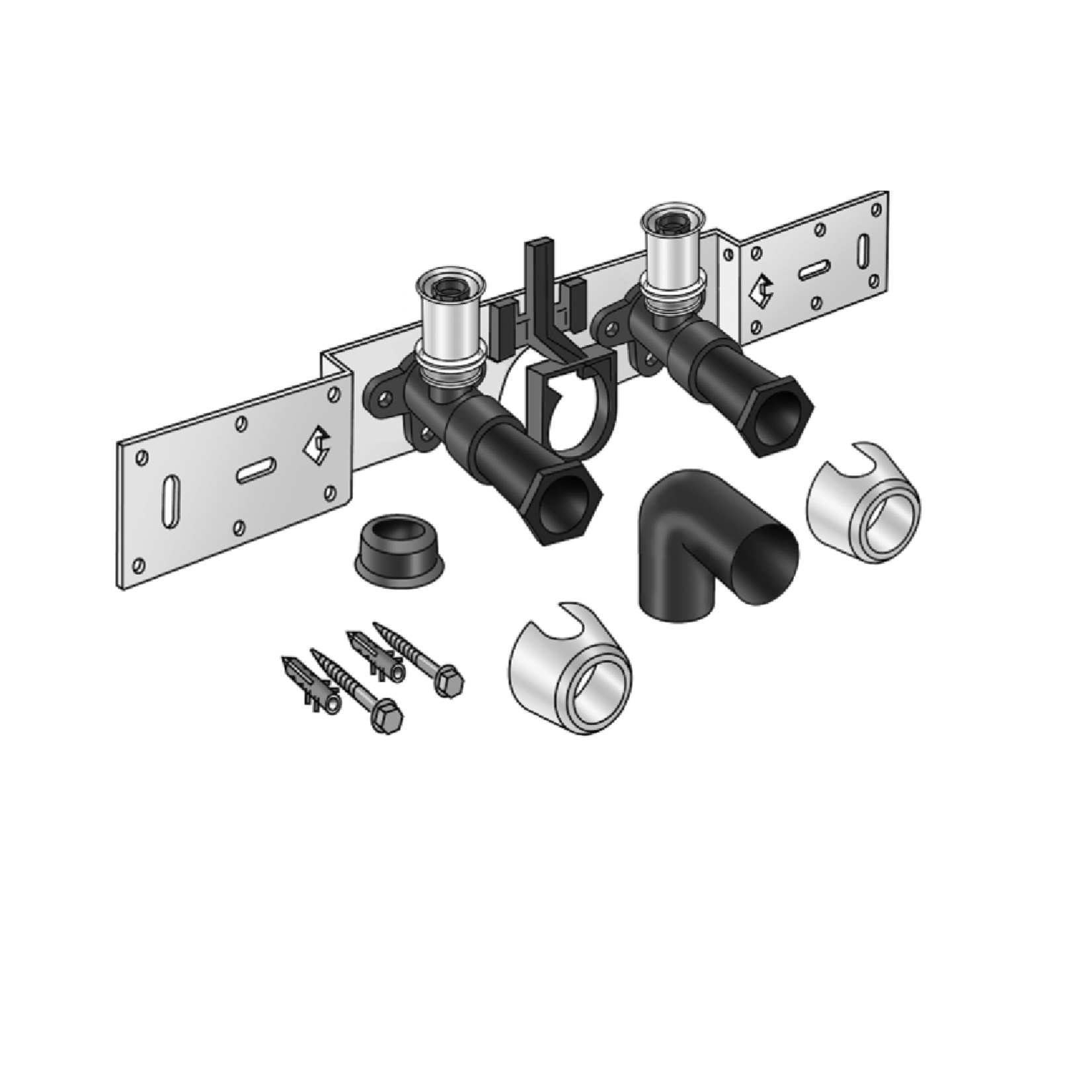 KeKelit Kelox Windox-W Anschluss Set + Siphon