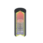 Warmwasserspeicher 300l  mit 1 Register
