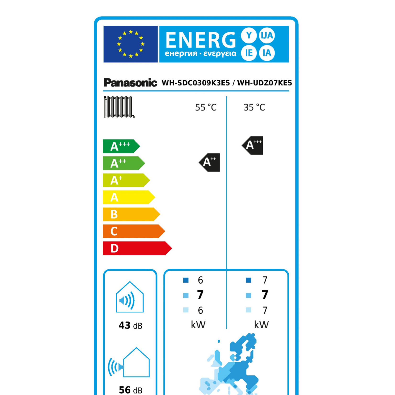 Splitsystem Generation 'K'  WH-SDC039K3E5/WH-UDZ07KE5