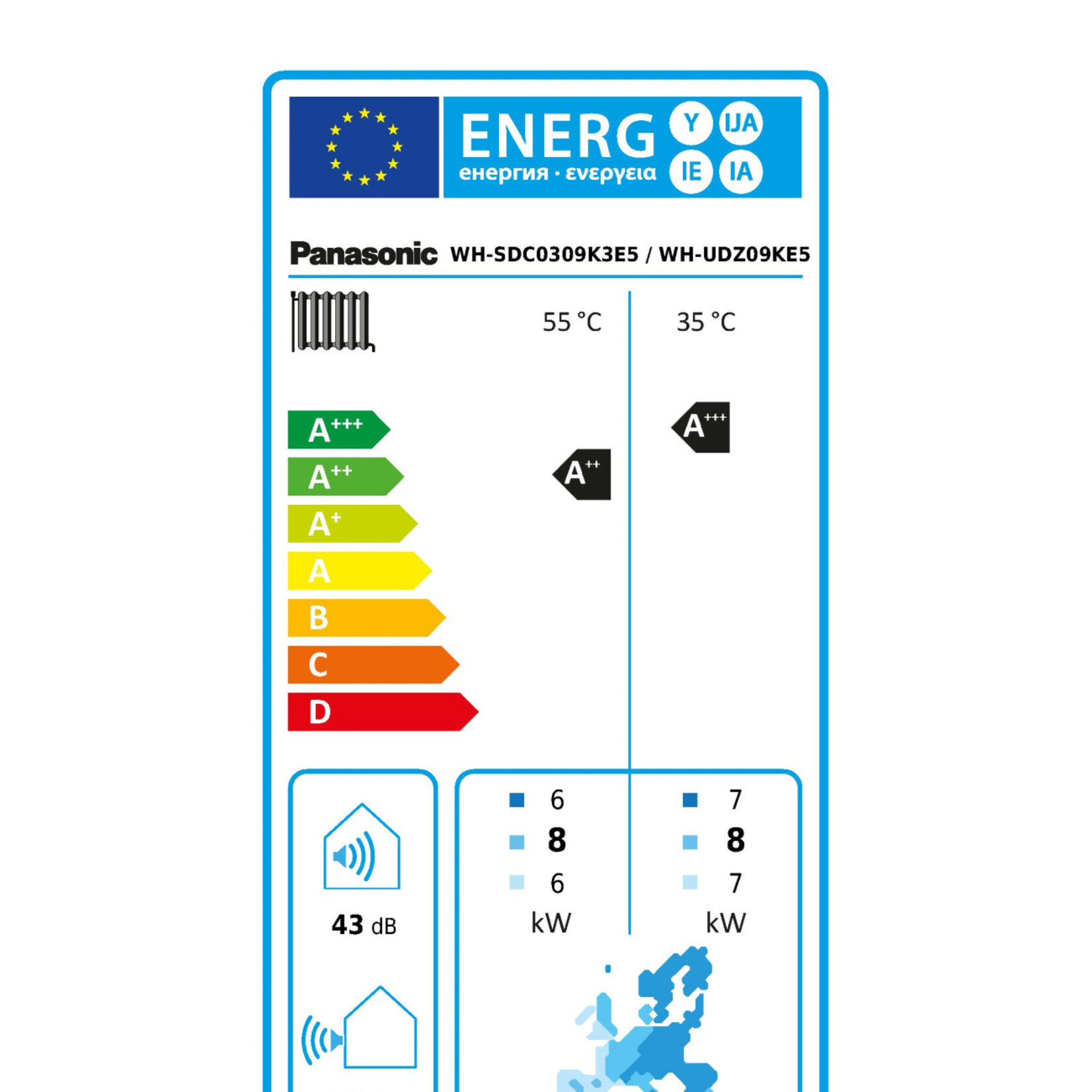 Splitsystem Generation 'K'  WH-SDC039K3E5/WH-UDZ09KE5