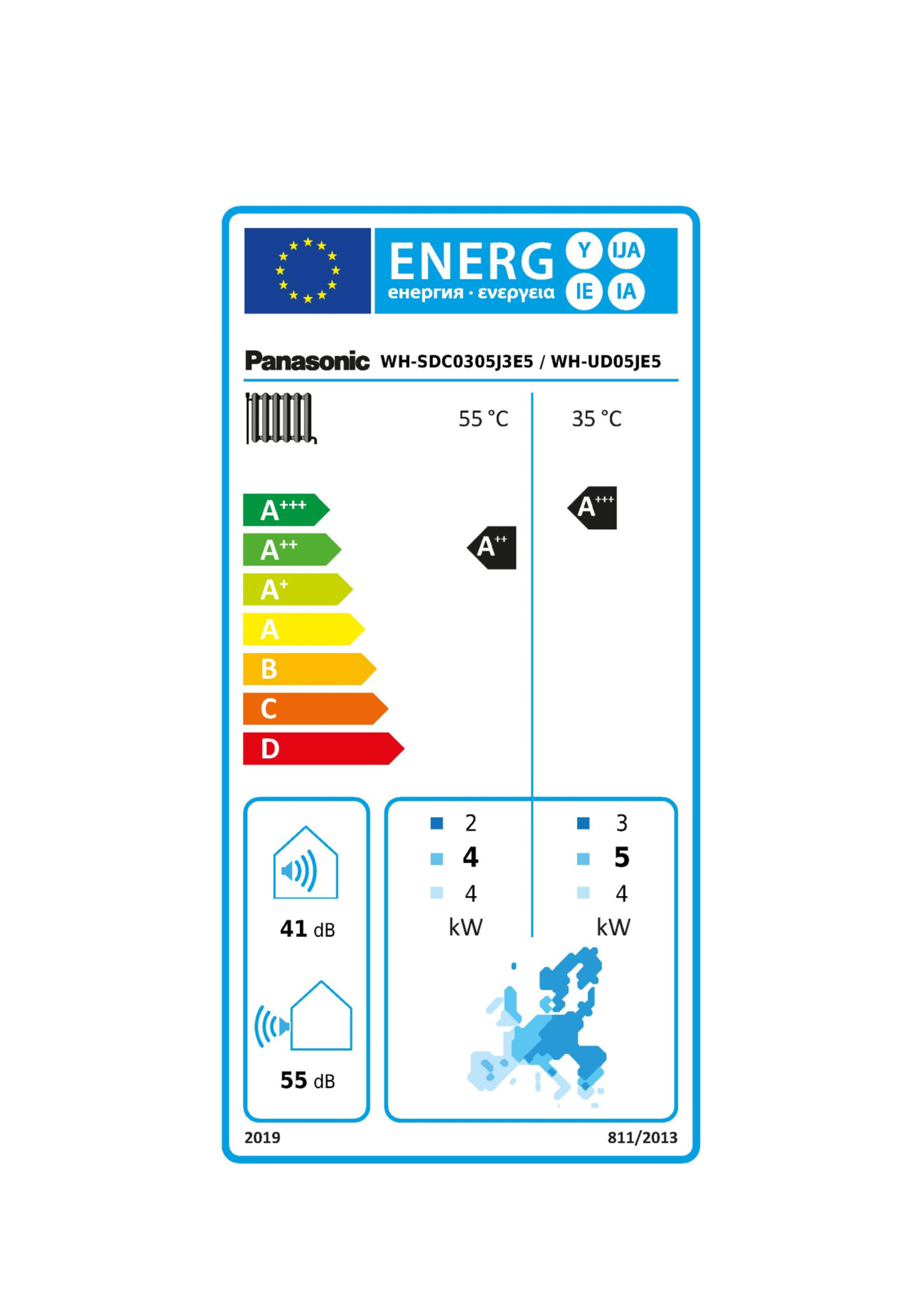 Panasonic Splitsystem Generation 'J'  WH-SDC0305J3E5/WH-UD05JE5