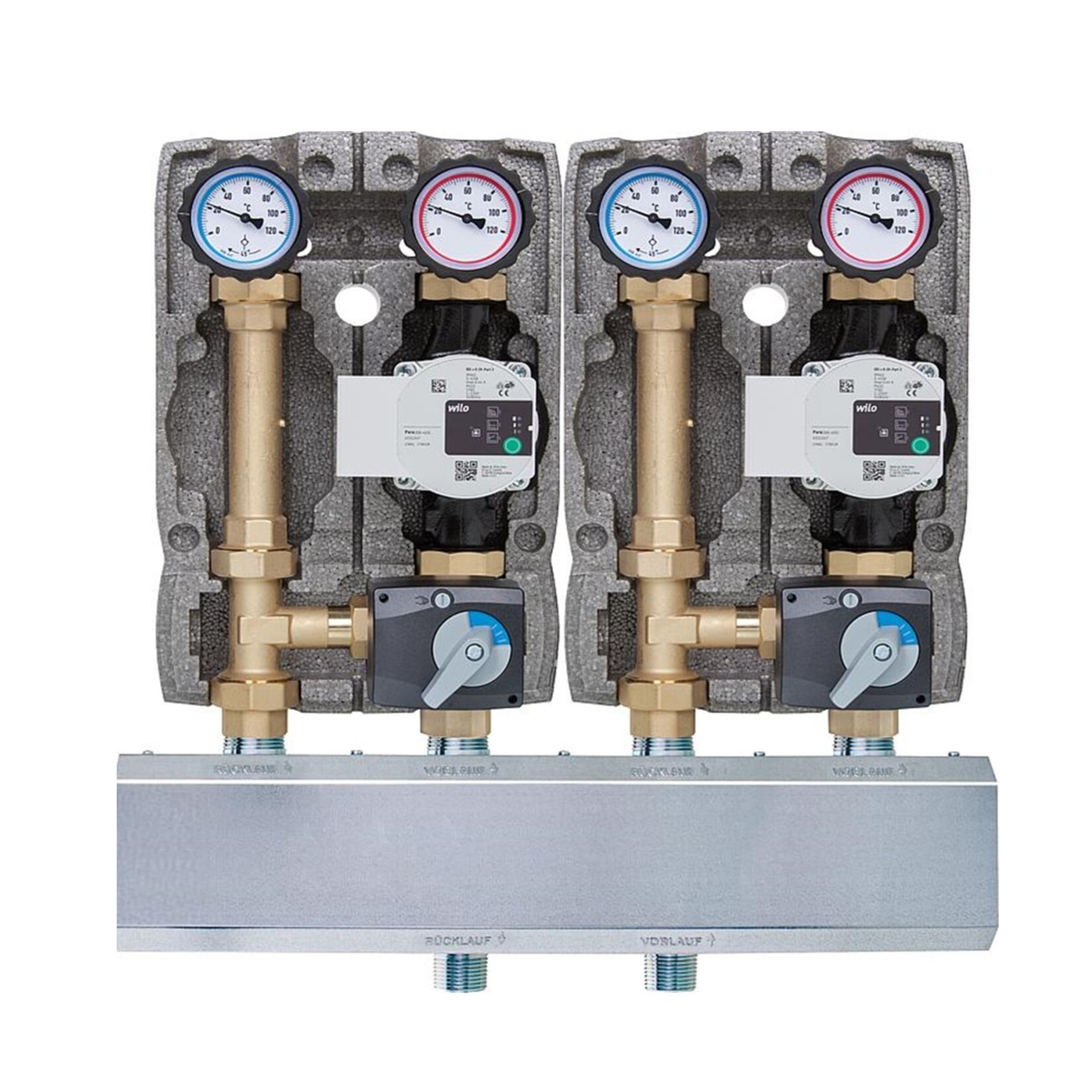 Modulverteilergruppe DN25 (1'')