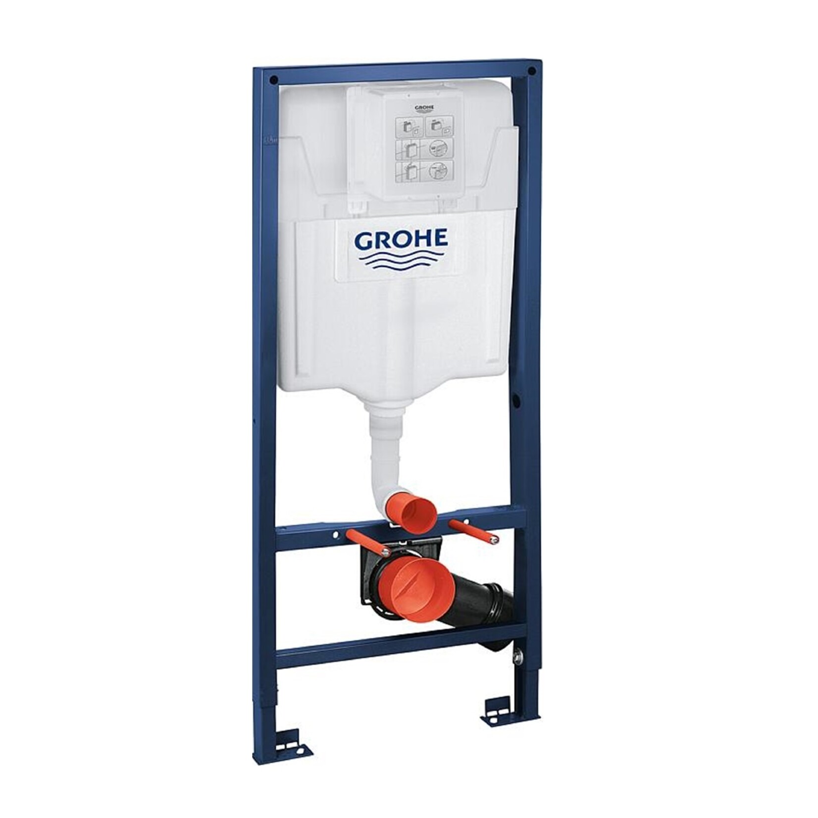 Grohe Unterputz SpÃ¼lkasten inkl. DrÃ¼ckerplatte