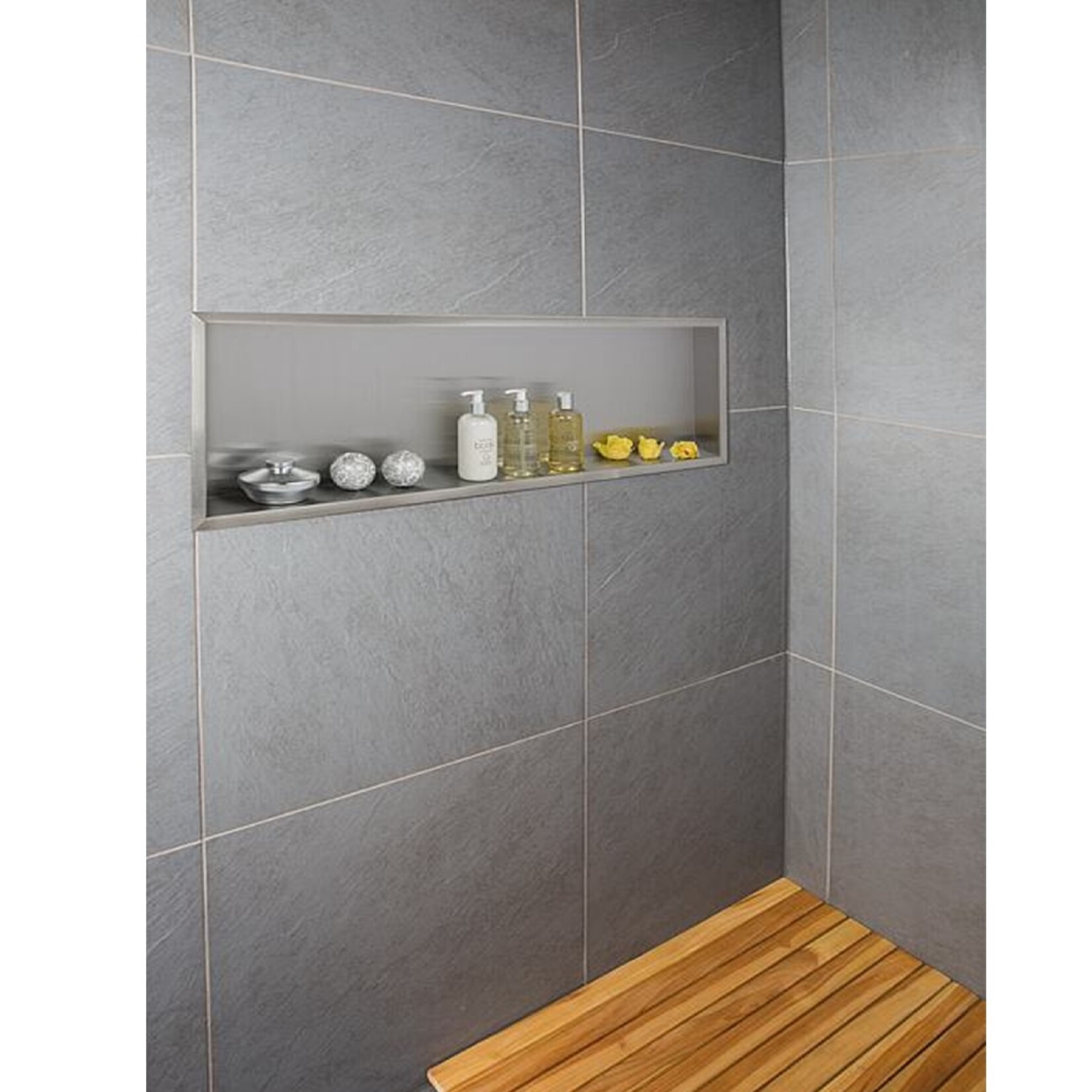Edelstahl-Wandeinbaunische 924x324 mm