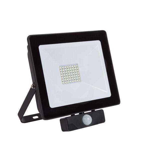 Ledika LED Schijnwerper 10W 900lm IP65 externe PIR sensor daglicht wit