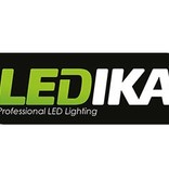 Ledika LED Schijnwerper - Voor buiten - 200 W- IP65 - Zwart - 6500K - IP65 - 2 jaar Neutraal wit