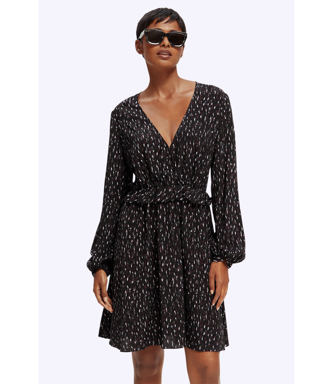 Scotch & Soda 172092 Wrapped short dress