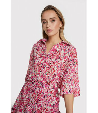 Alix the Label Flower short sleeve blouse