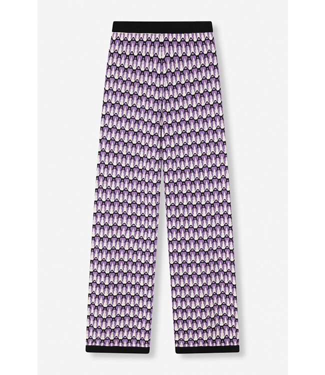 Alix the Label 2306160207 Knitted a-jacquard pants