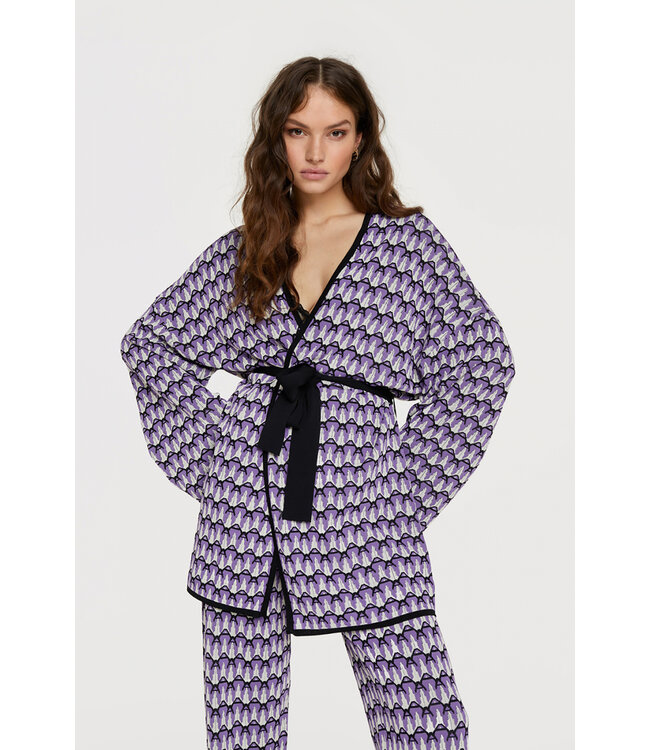 Alix the Label 2306760208 Knitted a-jacquard kimono