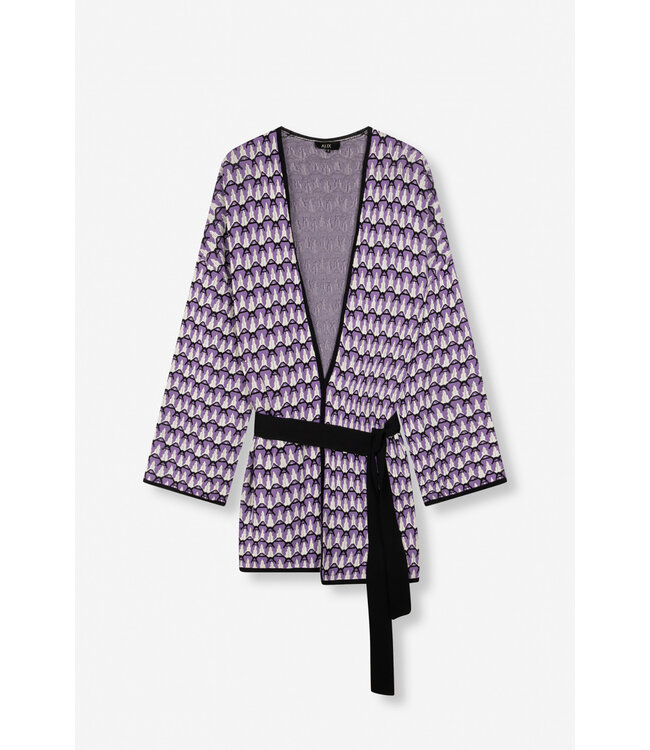 Alix the Label 2306760208 Knitted a-jacquard kimono