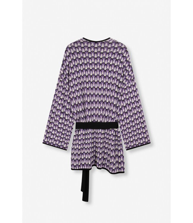 Alix the Label 2306760208 Knitted a-jacquard kimono