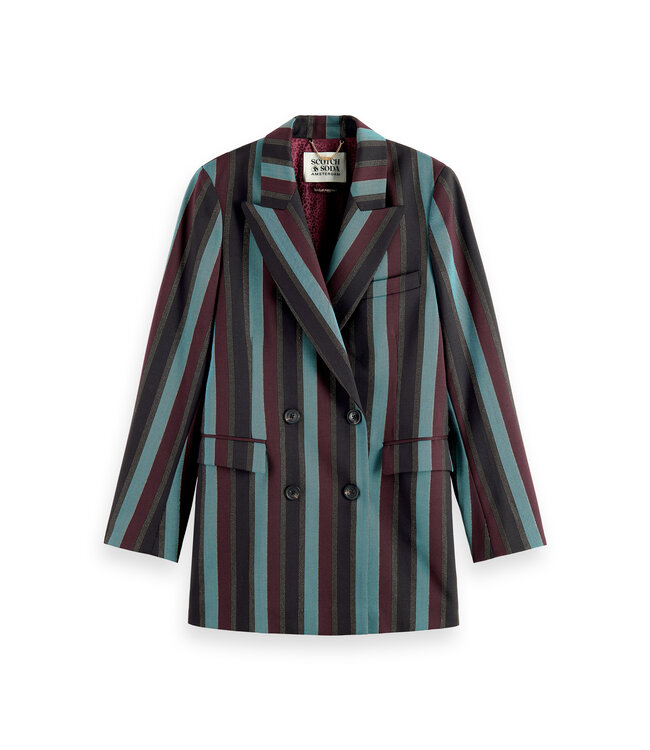 Scotch & Soda 175160 Striped double breasted blazer