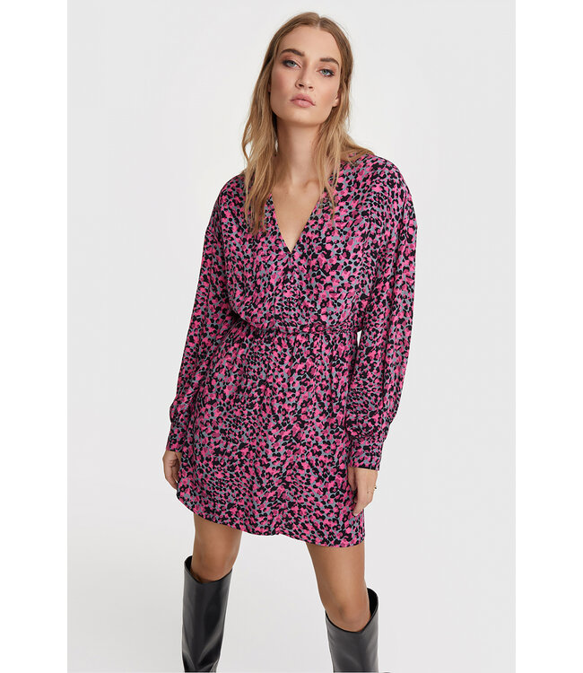 Alix the Label 2309381472 Ladies woven dots wrap dress