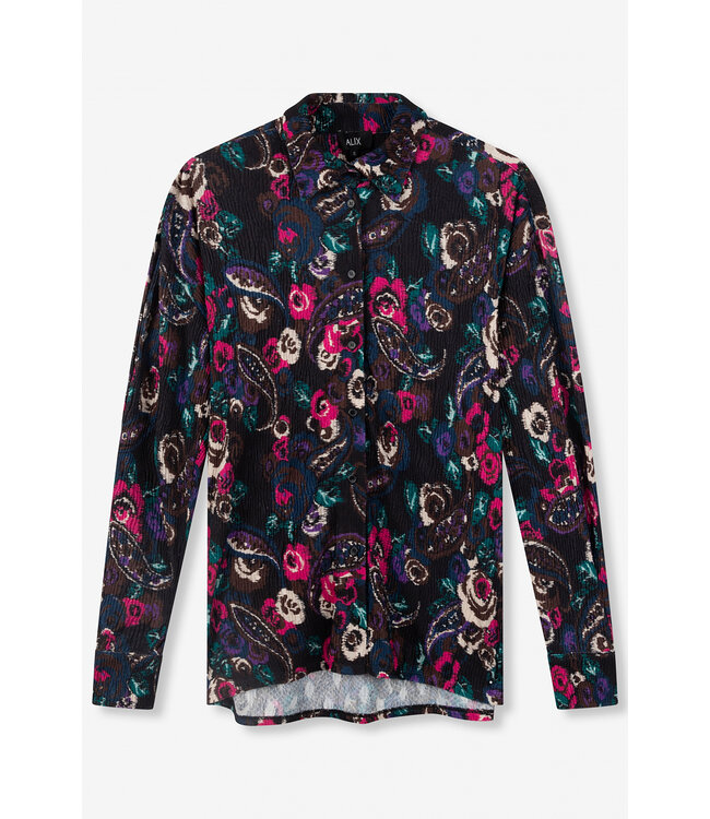 Alix the Label 2308922332 Ladies woven paisley flower oversized blouse