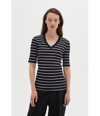 Inwear Dagna Striped V Tshirt