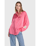 Alix the Label 2402947548 Ladies woven shiny satin blouse