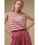 BY-BAR AMSTERDAM 24111022 Thelma Big V Stripe Top