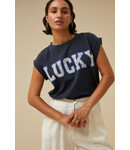BY-BAR AMSTERDAM 24111026 Thelma Lucky Vintage Top