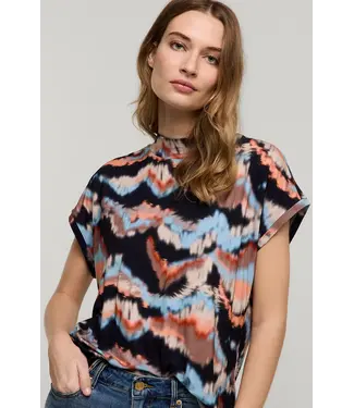 Summum Woman Top allover printed