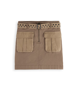 Scotch & Soda High-rise cargo mini skirt