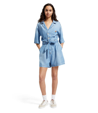 Scotch & Soda Short sleeve playsuit