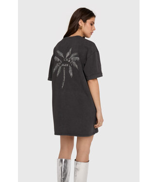 Alix the Label Strass artwork t-shirt dress