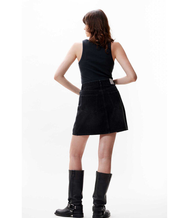 Catwalk Junkie 2402034202 button up denim short skirt