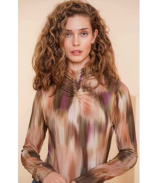 Geisha Top Mauve/sand